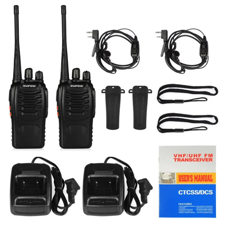 بیسیم باوفنگ مدل BF-888s اصل بسته دو عددی