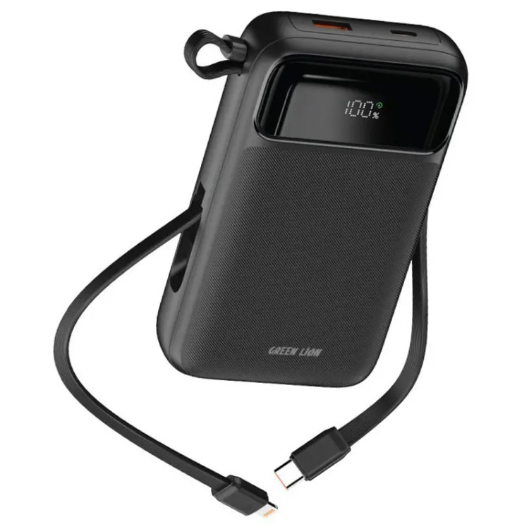 پاوربانک گرین لاین مدل Luzern ظرفیت 10000 میلی آمپرGreen Lion Luzern 10000mAh MagSafe PowerBank