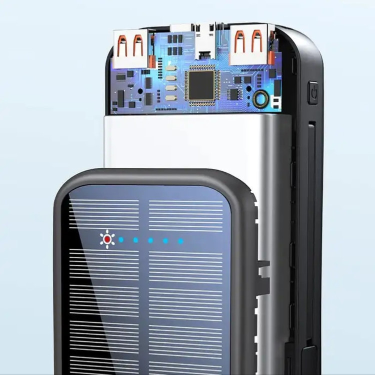 پاوربانک گرین لاین مدل PD20W solar 2 ظرفیت 20000 میلی آمپر ساعت